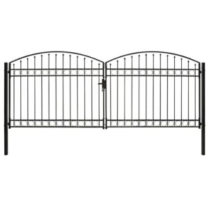 Vartai su dvigubomis durelėmis ir arkiniu viršumi 400x175cm