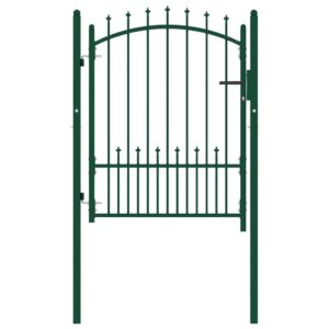 Vartai su smaigais 100×125 cm žalia  tvirti ir saugūs