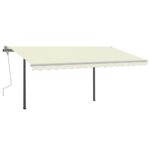 vidaxlautomatinemarkizesuledvejojutikliukreminekainareference belsilt Automatinė markizė 45×35 m su LED ir vėjo jutikliu