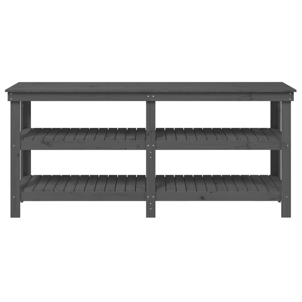 vidaxldarbastalispilkas181x50x80cmpusiesmedienosmasyvas71b14atsiliepimaireference belsilt vidaXL pilkas darbastalis 181x50x80 cm iš pušies masyvo