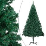 Kalėdinė eglutė VidaXL su LED/ žaisliukais, 240cm