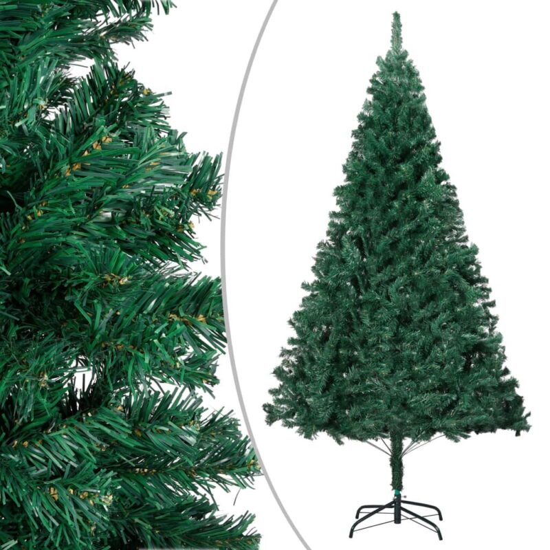 Kalėdinė eglutė VidaXL su LED/ žaisliukais, 240cm