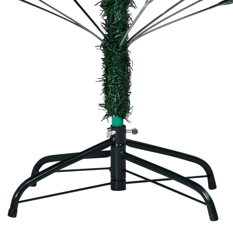 Kalėdinė eglutė VidaXL su LED/ žaisliukais, 240cm - Image 3