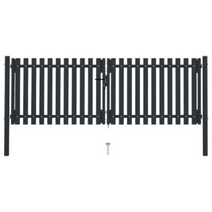 vidaXL dvigubi vartai 306×125 cm  tvirti ir patikimi