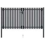 VidaXL dvigubi vartai 306×220 cm  tvirti ir saugūs