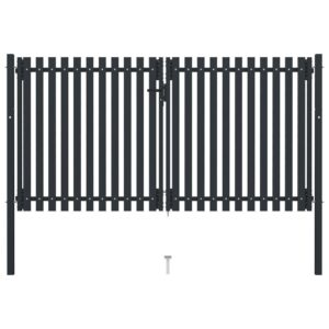 VidaXL dvigubi vartai 306×220 cm  tvirti ir saugūs