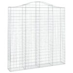 vidaXL išlenktas gabiono krepšys 200x30x200220 cm iš geležies