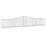 vidaXL išlenktas gabiono krepšys 400x50x6080 cm iš geležies