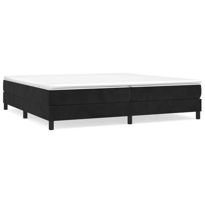 vidaXL lova 200×200 cm su spyruoklėmis ir aksomu  belsilt