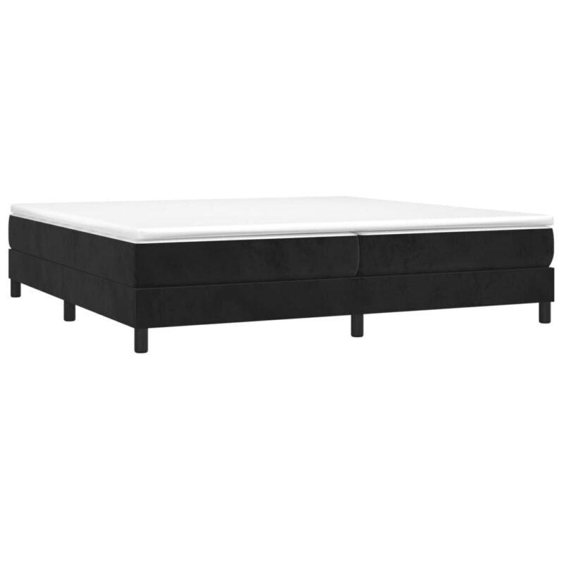 vidaXL lova 200×200 cm su spyruoklėmis ir aksomu  belsilt