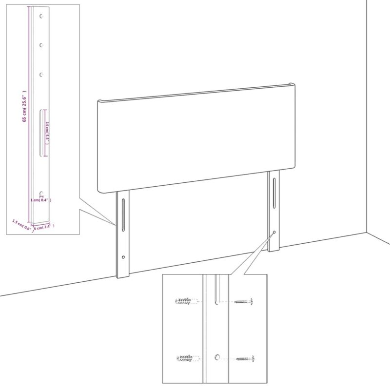 vidaXL Lova su spyruoklėmis/čiužiniu/LED, kreminė, 160x200 cm, audinys - Image 10