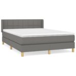 vidaxllovasuspyruoklemisciuziniutamsiaipilka140x200cmaudinys73e39reference  belsilt vidaXL lova su spyruoklėmis ir čiužiniu 140x200cm tamsiai pilka