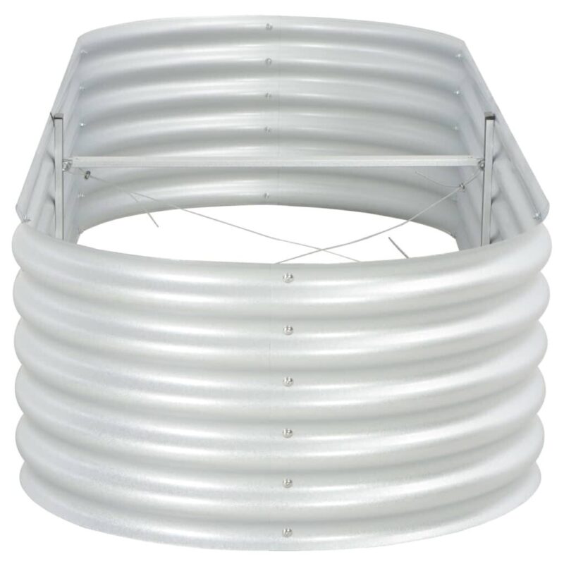 VidaXL 44 cm galvanizuoto plieno lovelis sodui ir balkonui