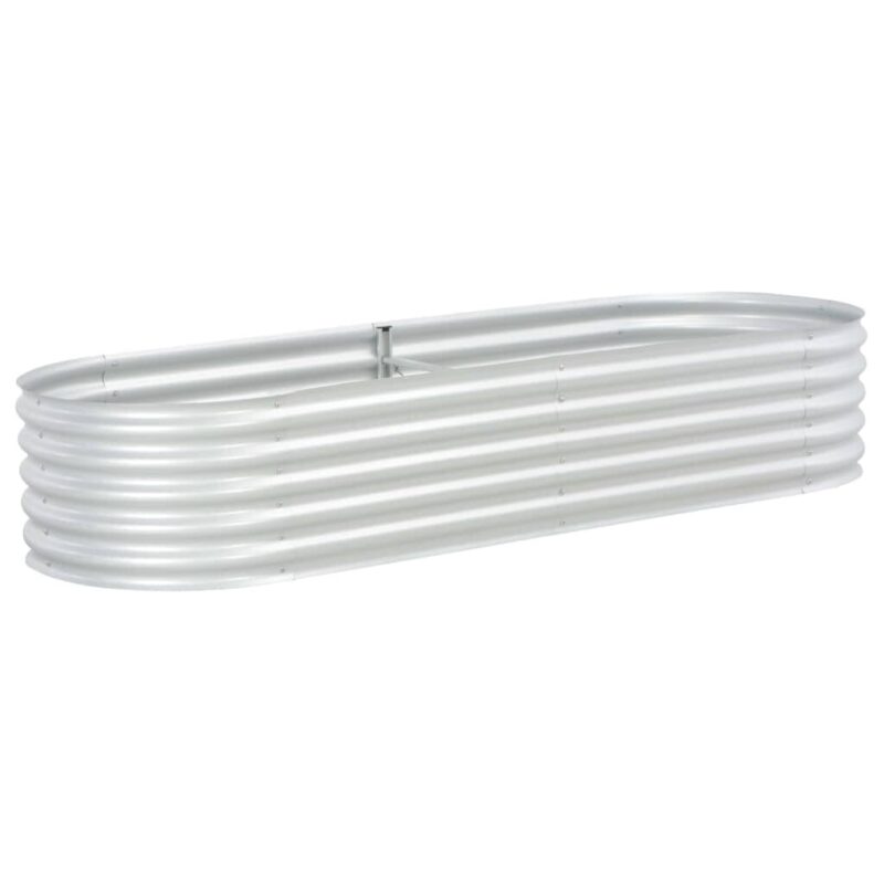 VidaXL 44 cm galvanizuoto plieno lovelis sodui ir balkonui