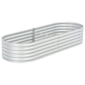 VidaXL 44 cm galvanizuoto plieno lovelis sodui ir balkonui