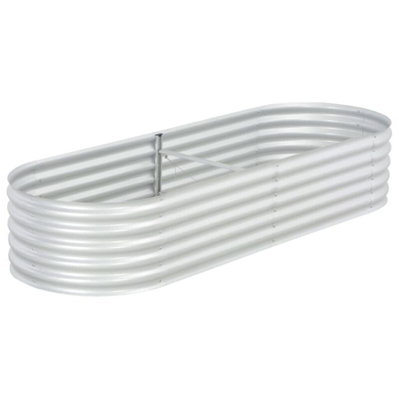 VidaXL 44 cm galvanizuoto plieno lovelis sodui ir balkonui