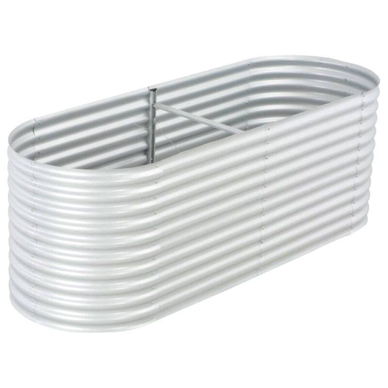 VidaXL galvanizuoto plieno sodinis lovelis 81 cm  belsilt