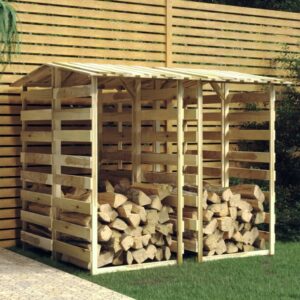 Medinės pergolės su stogeliais 4 vnt 100x90x200cm ruda
