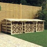 vidaxlpergolessustogeliais6vnt100x90x100cmimpregnuota4feaereference  belsilt Medinės pergolės su stogeliais 6 vnt 100x90x100 cm ruda