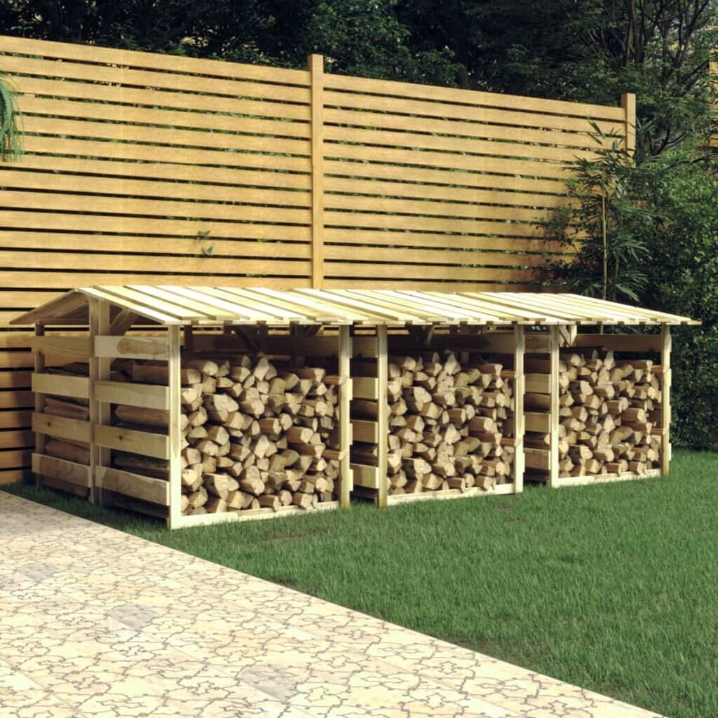 vidaxlpergolessustogeliais6vnt100x90x100cmimpregnuota4feaereference  belsilt Medinės pergolės su stogeliais 6 vnt 100x90x100 cm ruda