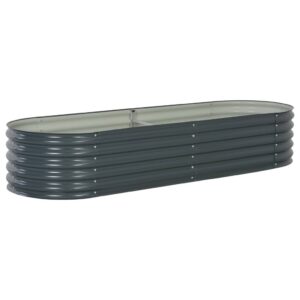 VidaXL galvanizuoto plieno sodo lovelis 44 cm