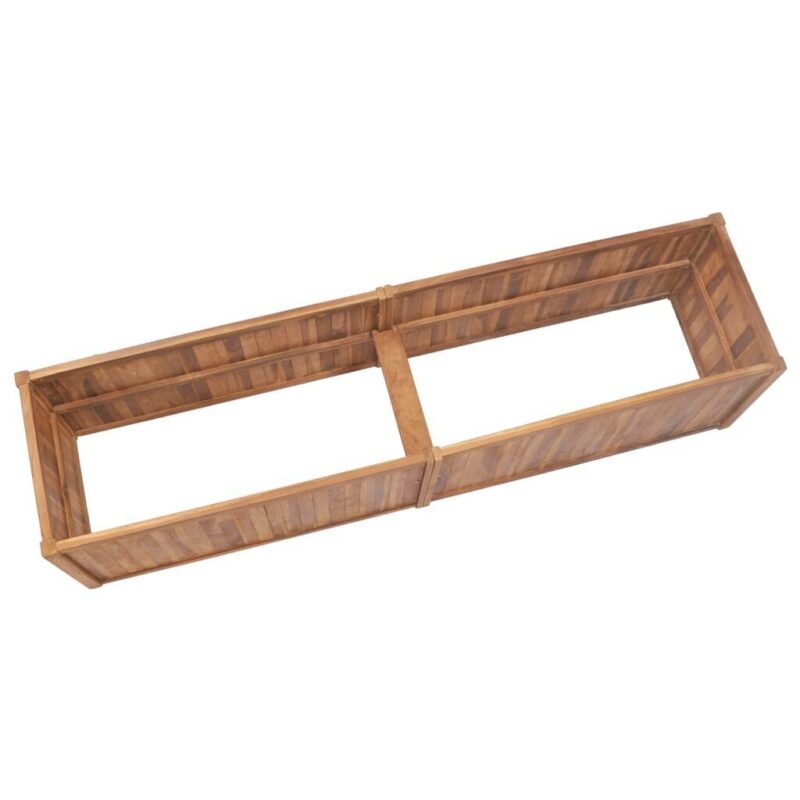 VidaXL 50cm sodo lovelis iš tikmedžio medienos | Belsilt