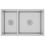 vidaxlvirtuvesplautuvenerudijantisplienascopyof5d846reference belsilt vidaXL virtuvės plautuvė iš nerūdijančio plieno sidabro spalva