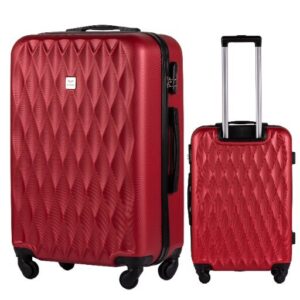 Vidutinis Wings TD190 lagaminas 65 cm raudonas  patvarus ir funkcinal