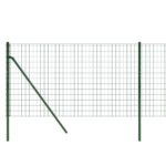 Vielinė tinklinė tvora 08x25m galvanizuotas plienas žalia