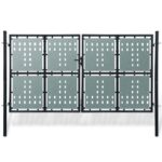 viengubivartaijuodosspalvos300x225cmcopyac62breference belsilt Viengubi juodi vartai 300×225 cm su rakinimu belsilt