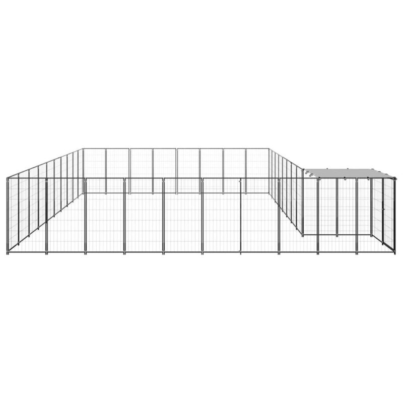 Voljeras šunims, 25,41 m², Juoda - Image 2