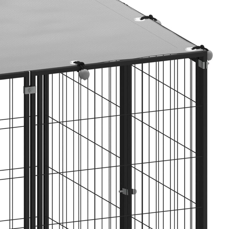 Voljeras šunims, 25,41 m², Juoda - Image 4