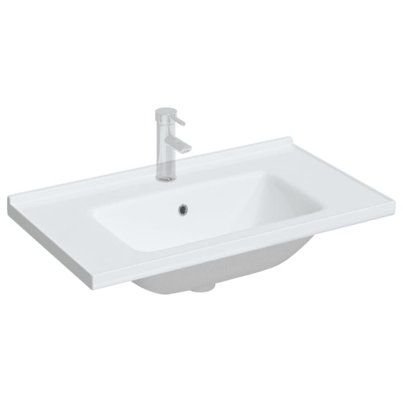 Keramikinis vidaXL vonios praustuvas 81x48x195 cm  Belsilt