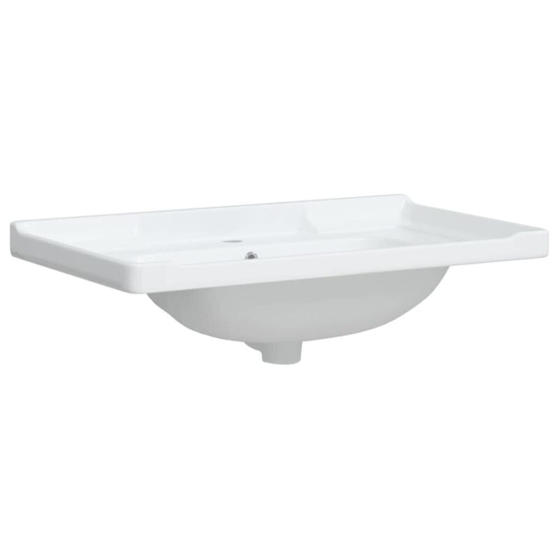 VidaXL keramikinis vonios praustuvas 81x48x23 cm  belsilt