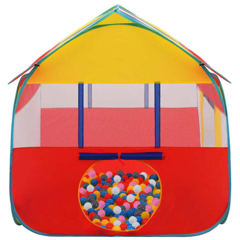 Žaidimų palapinė su plastikiniais kamuoliukais, 123x120x126cm - Image 2
