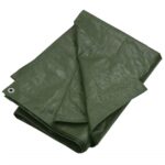Žalias tentas vidaXL, 4x8m, 180g/m², Hdpe