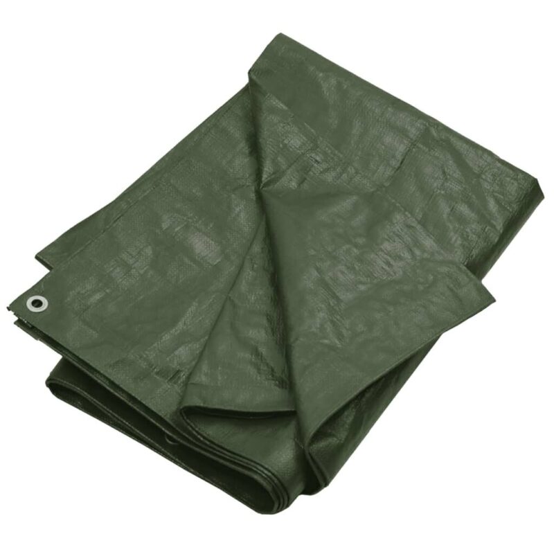 Žalias tentas vidaXL, 6x10m, 180g/m², Hdpe