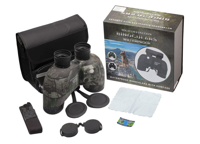 Žiūronai Comet Pro Compass 10×50 su kompasu   profesionalūs