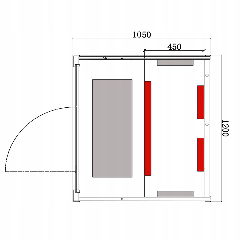 1aa4a4fe4dfea6bba2a8c3f9bd67 belsilt Alta2 žematemperatūrė infraraudonųjų spindulių sauna 23 asmenims 120 x 105 cm su malonia šiluma