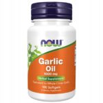 2 x NOW Foods Garlic Oil česnakų aliejus 1500 mg 100 kapsulių