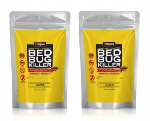2 vnt. STRONG Bed Bug Killer priemonė nuo patalinių blakių ir tarakonų, 800 g