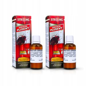 2 vnt. insekticidinis koncentratas purškimui nuo patalinių blakių STRONG, 30 ml