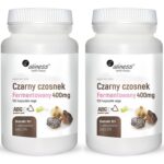 2xAlinessCZARNYCZOSNEKFermentowanyEKSTRAKT400mg100kapsODPORNOSC belsilt 2 x Aliness fermentuoto juodojo česnako ekstraktas 400 mg 100 kapsulių