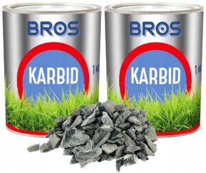BROS granuliuotas karbidas nuo kurmių, 1 kg, 2 vnt.
