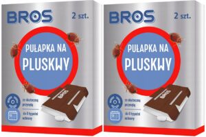 2 vnt. BROS lipnios gaudyklės patalinėms blakėms, veikia iki 8 savaičių