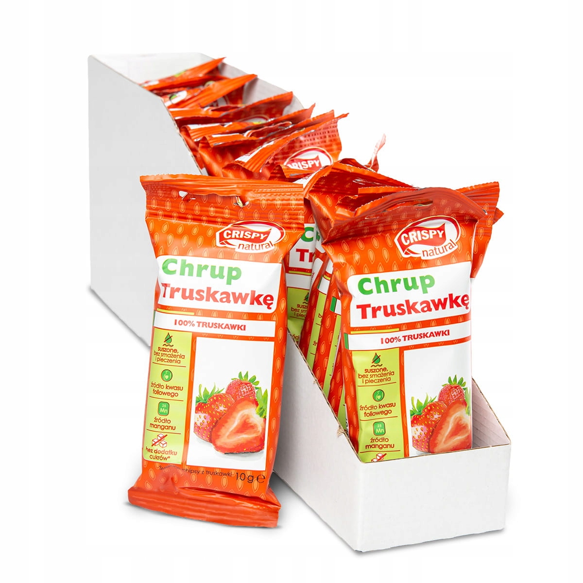 2xSuszoneTruskawkiOwoceBEZCUKRUChipsyZdrowePrzekaskiCrispy10gWagaproduktuzopakowaniemjednostkowym001kg belsilt Džiovintos braškės be cukraus be pridėtinio cukraus 10 g