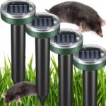 Solarinis kurmių pelėnų graužikų ir pelių atbaidytuvas 4 vnt