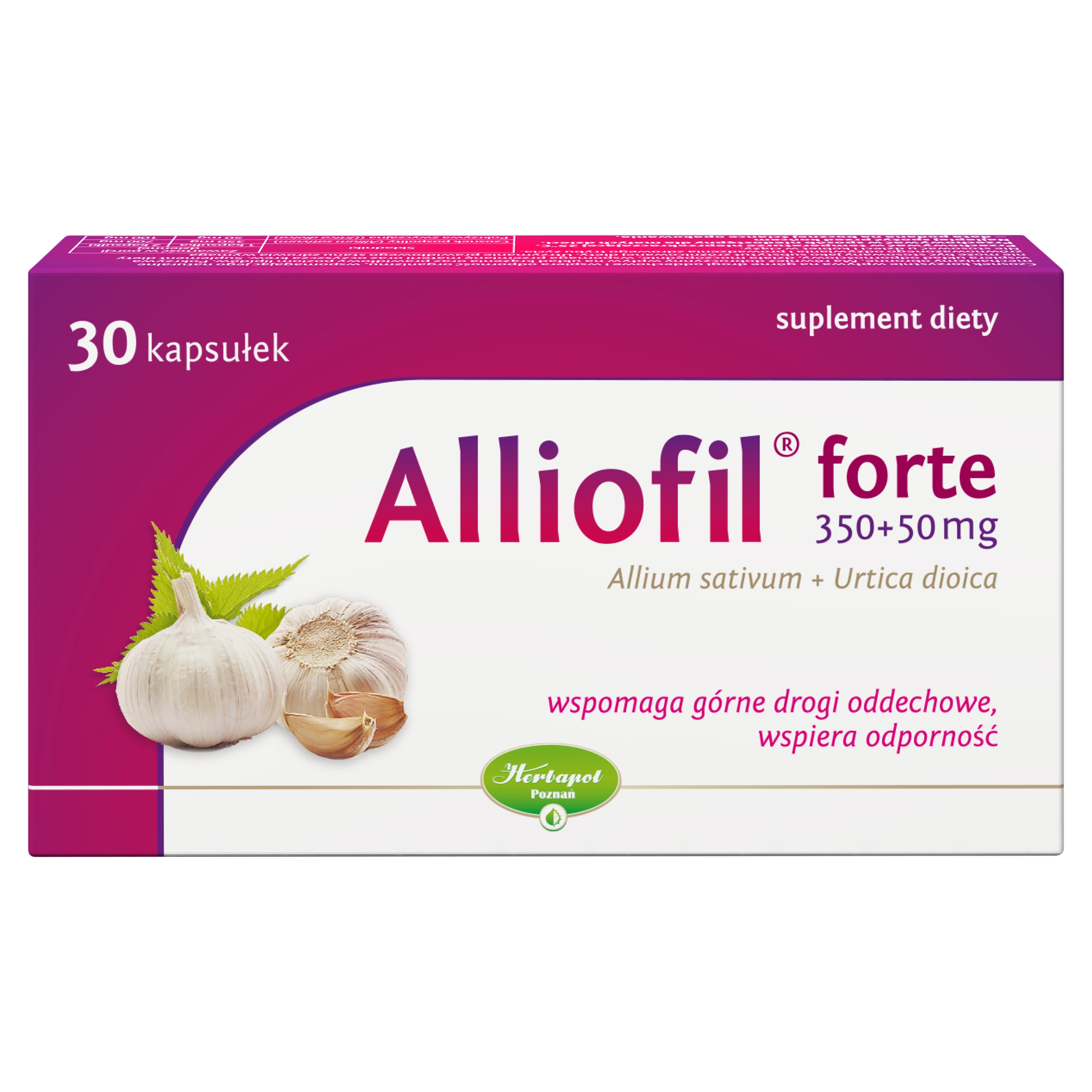 AlliofilForteCzosnek30KapsulekKodproducenta5904490002665 belsilt Alliofil Forte česnako kapsulės 30 kapsulių