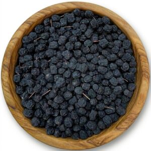 AroniaczarnaOwocaroniiBEZCUKRUsuszCERTYFIKATMysticGarden1kg belsilt Džiovintos aronijų uogos be pridėtinio cukraus 1 kg MysticGarden