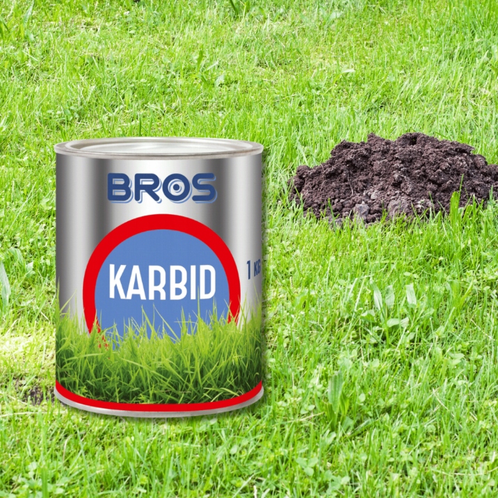 BrosKarbidGranulowanyOdstraszaczNaKrety2KgWagaproduktuzopakowaniemjednostkowym1112kg belsilt BROS granuliuotas karbidas nuo kurmių 2 kg